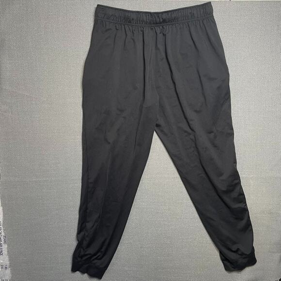 GLACIER Performance Joggers Men's Large Black Athletic Drawstring Stretch Casual - Picture 2 of 11